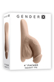 Fantom penisa Gender X 4 Inch Packer Light Flesh 