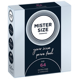 Презервативи 64 мм 3 штуки Mister.Size