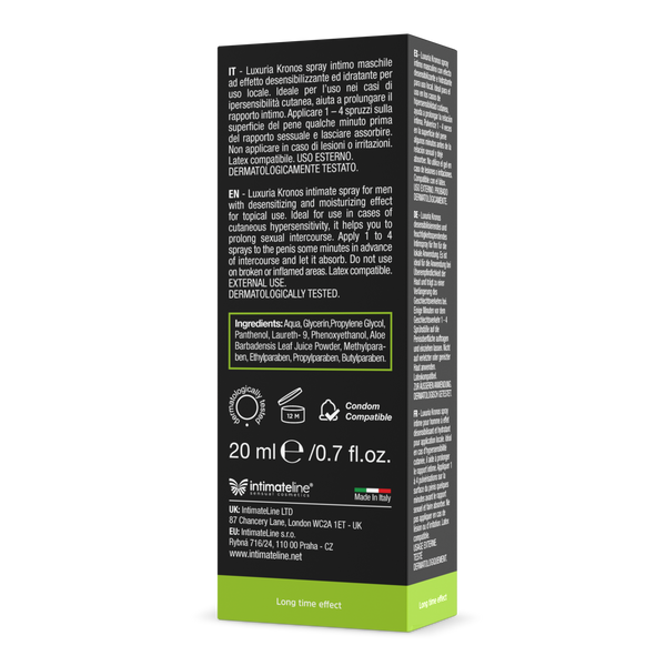 Spray Opóźniający Wytrysk Kronos Delay Spray 20Ml IntimateLine