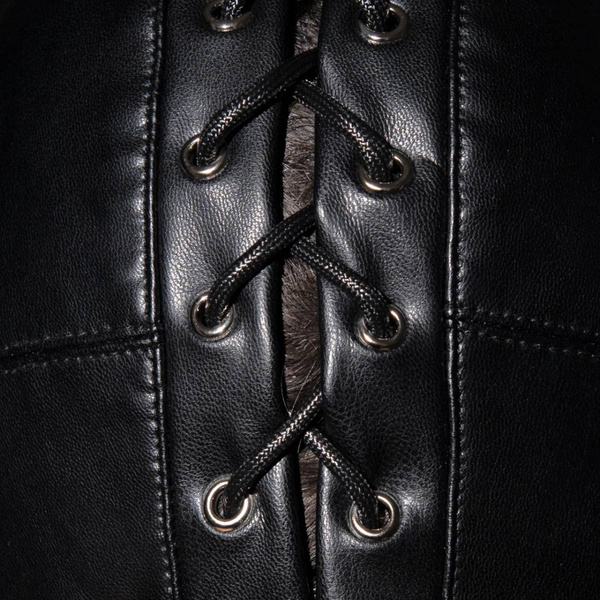 Fetish Vegan Leather Mask Black XS/S Addicted