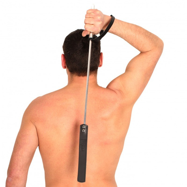 Riding Crop - Metal / Leather big 70,5cm