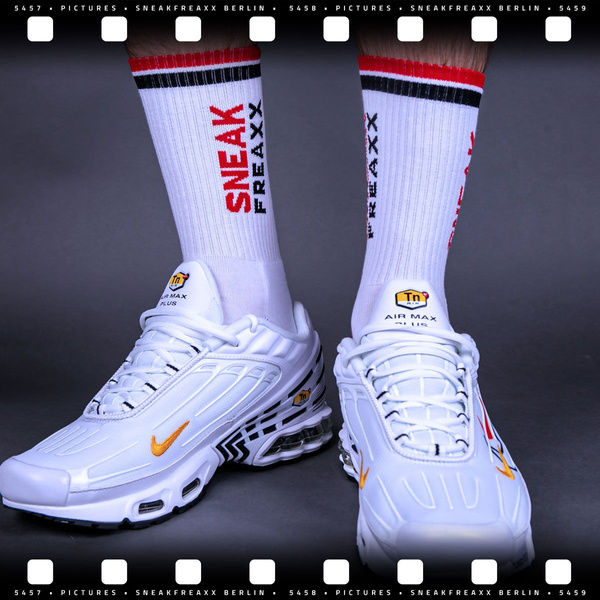 SneakFreaxx skarpetki Socks White - Red