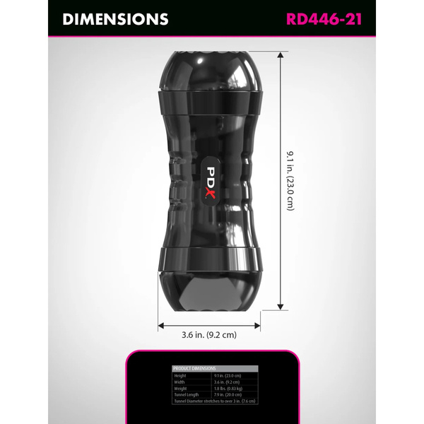 Dwustronny masturbator Super Flip-A-Pussy Over - Light PDX Extreme 