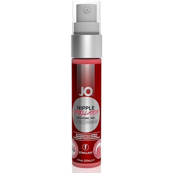 Strawberry Nipple Titillator Lubricant 30 ml System JO