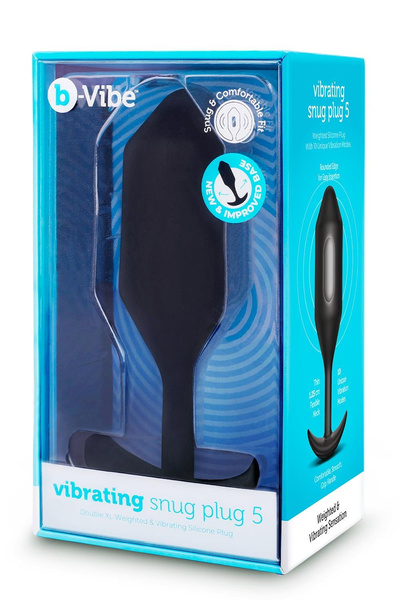 Vibrating Snug Plug 5 Black b-Vibe