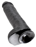 King Cock 11" Cock w/balls black