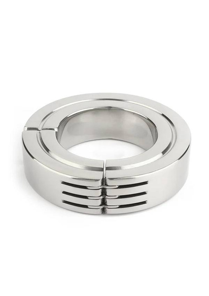 Steel Hinged Magnetic Cockring 40mm Titus