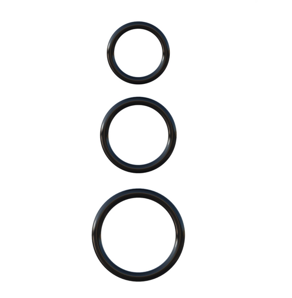 Fantasy C-Ringz Silicone 3-Ring Stamina Set
