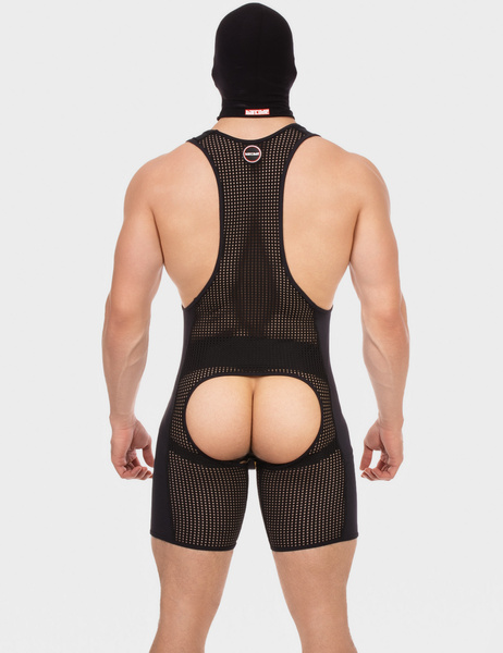 Czarna kominiarka Face Mask Tase Black Barcode