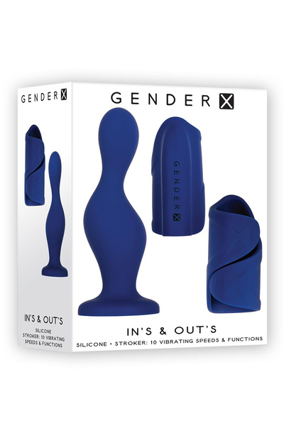Zestaw dildo i masturbator Gender X In'S & Out'S 