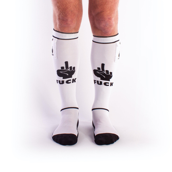 Brutus FXXX Party Socks White/Black