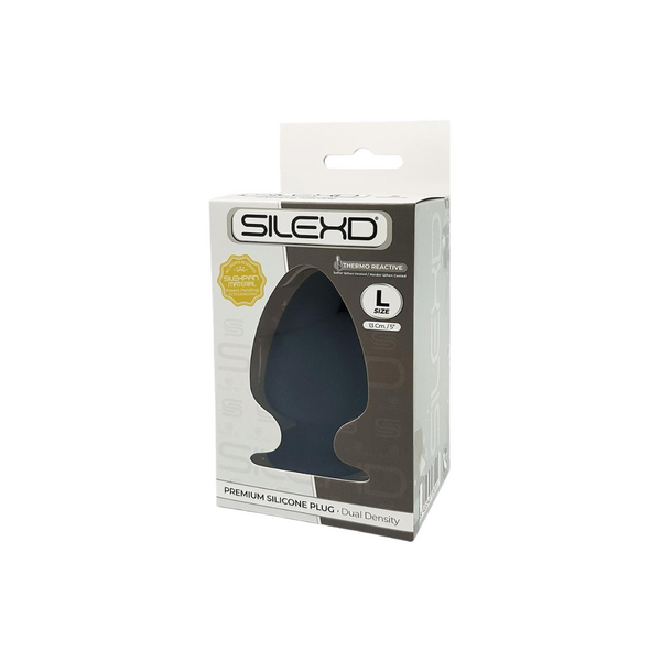 Korek Analny Plug Model 1 L 13 Cm Black Silexd