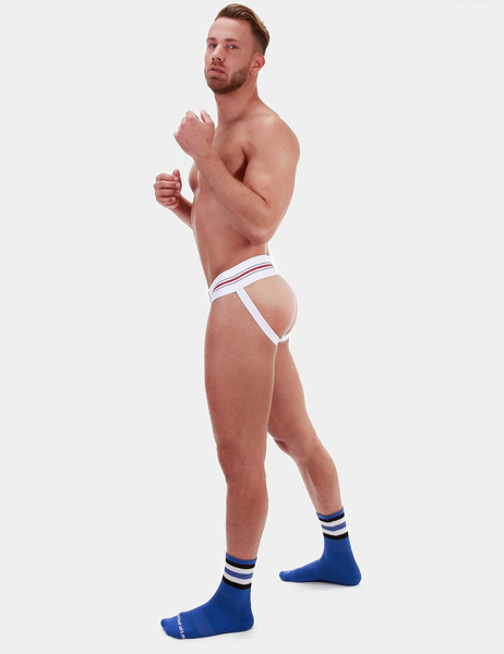 Barcode Jock Denis White-Red-Royal S