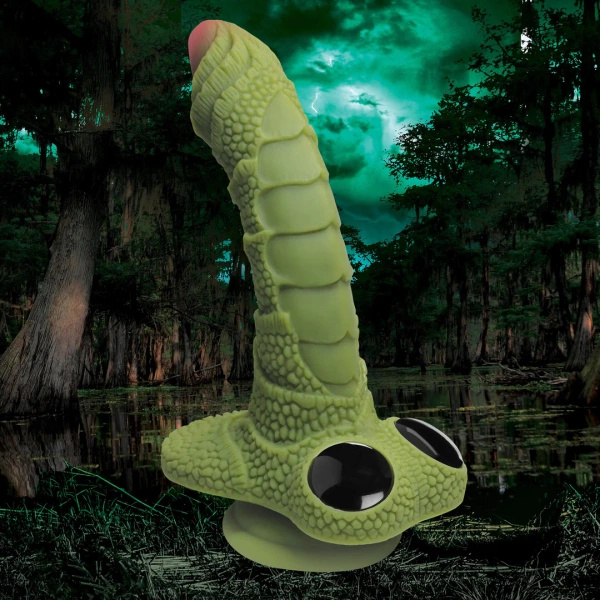 Swamp Monster Scaly Silicone Dildo Creature Cocks