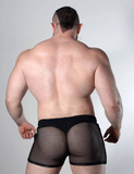Szorty Turn Around! 180 Mesh Shorts Black Xxl Dark Room