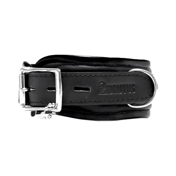 Нашийник Leather Collar Black/Black Brutus