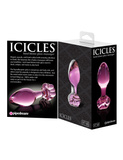 Icicles No. 48 скляний корок рожевий