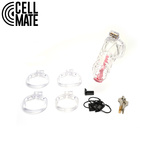 Guardian Chastity Cage Clear Size 3 CELLMATE