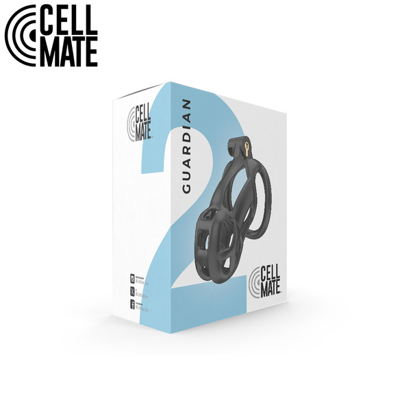 Пас цноти Guardian Chastity Cage Black Size 2 CELLMATE
