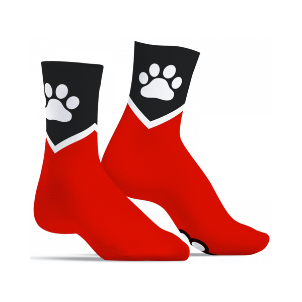Skarpetki Kinky Puppy Paw Socks Red