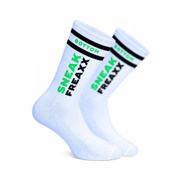 Skarpetki SneakFreaxx Socken Neon Bottom Green