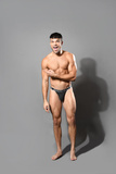 Happy Modal Thong Charcoal Xl Andrew Christian
