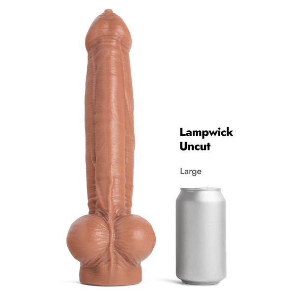 Dildo Lampwick Uncut Soft Tan Vac 4XL Mr Hankeys  