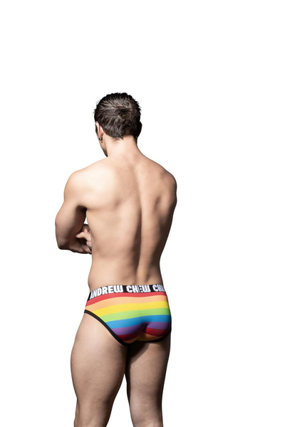 Andrew Christian Pride Stripe Brief Multi S