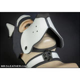 Mr-S-Leather Neo WOOF! Head Harness White