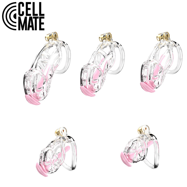 Pas cnoty Guardian Chastity Cage Clear Size 4 CELLMATE