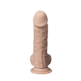 Silexd dildo with suction cup 17.8 cm Real Skin Model 1 7" Flesh