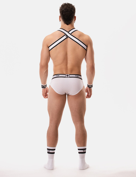Slipy Brief Top White-Black L Barcode Berlin