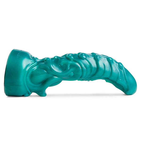 Dildo Oni Soft Metallic Green Vac XXL Mr Hankeys