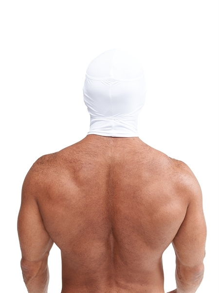 Білий багатофункціональний капюшон з лайкри Mister B Multi-Purpose Lycra Hood White