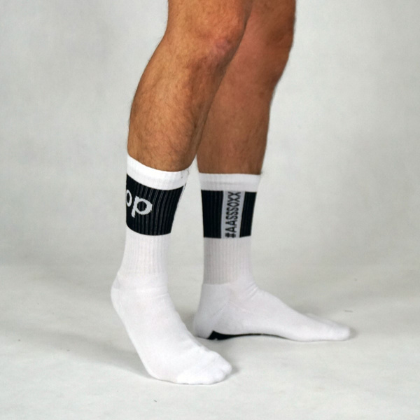 Socks F*Ckstar Top Skarpetki Białe Aasssoxx