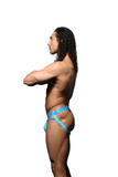 Show-It Strap Jock Aqua Xl Andrew Christian