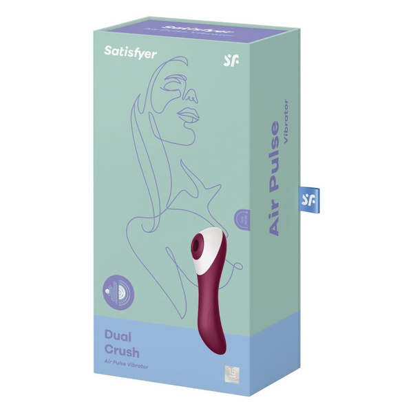Stymulator łechtaczki z wibratorem Dual Crush Satisfyer