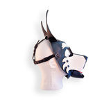 Vegan Pup Hood Black-White Brutus