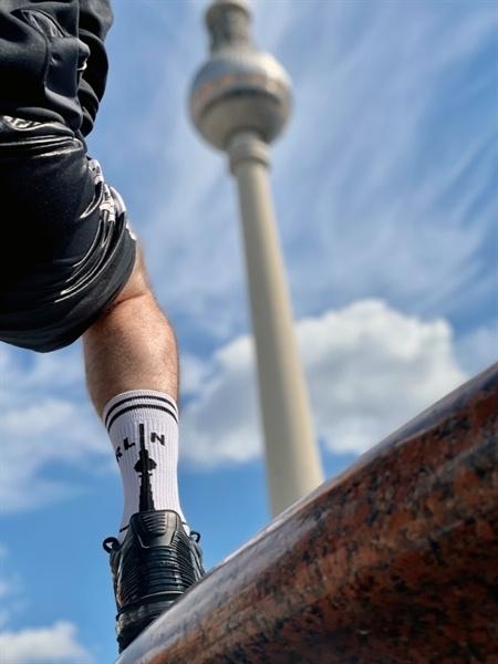 Socks for Berlin Lovers Sk8erboy Berlin Socks White 39-42