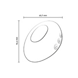 Wibrator z funkcją grzania i chłodzenia Temp Tangerine We-Vibe