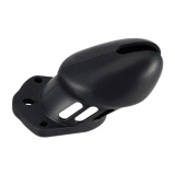 Zestaw Pasów Cnoty Denial Silicone Chastity Cage Set Black Brutus