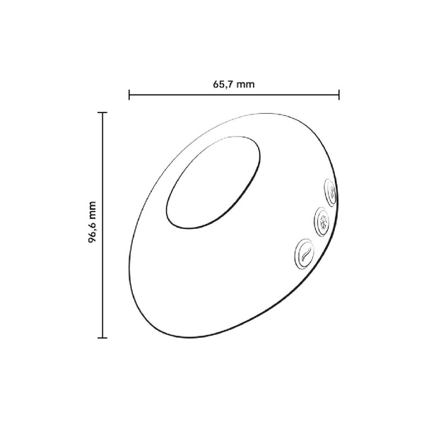 Wibrator z funkcją grzania i chłodzenia Temp Tangerine We-Vibe