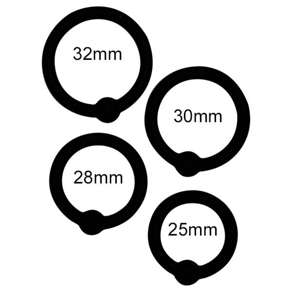 Silicone Series Head Glans Ring 4-Pack Titus Range