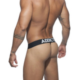 Zestaw stringów męskich Addicted 3 Pack Mesh Thong Push Up S