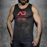 Mesh Tank Top Red XXL Addicted Fetish