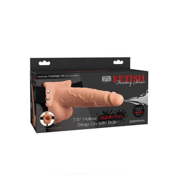 Uprząż Fetish Fantasy Series 7" Squirting Hollow Strap-On