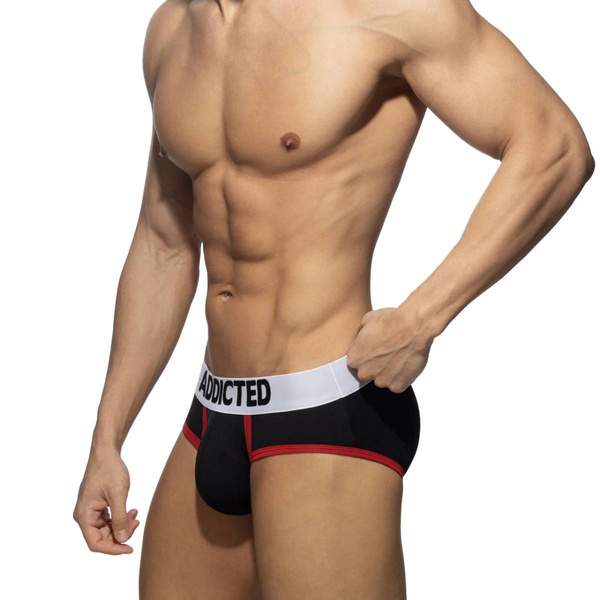 Black Pique Brief M Addicted