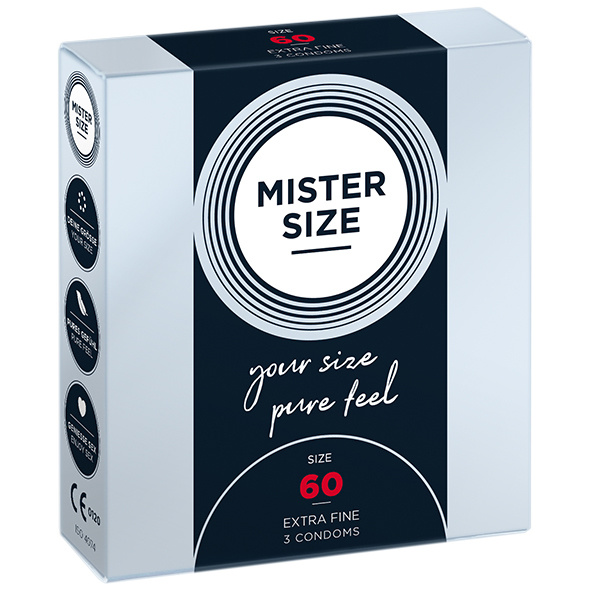 Презервативи 60 мм 3 штуки Mister.Size