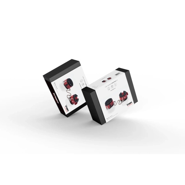 Kajdanki Crazy Horse Red L Whips