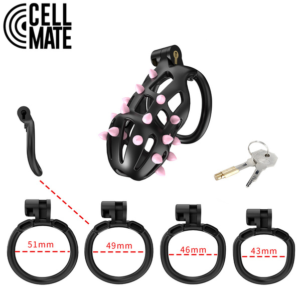 Pas cnoty FlexiSpike Chastity Cage Size 2 CELLMATE